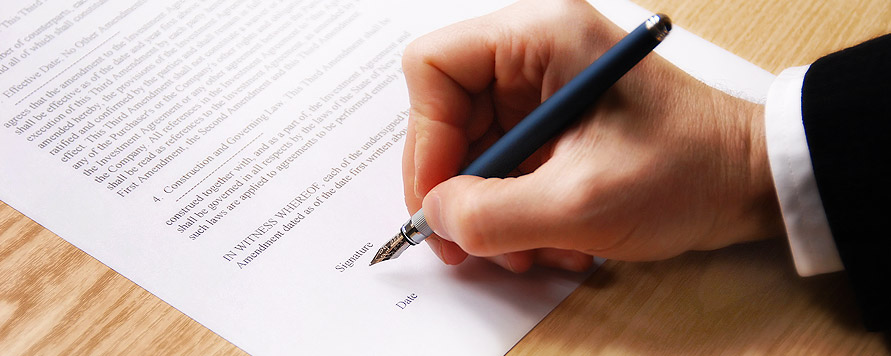 podpisywanie aktu notarialnego